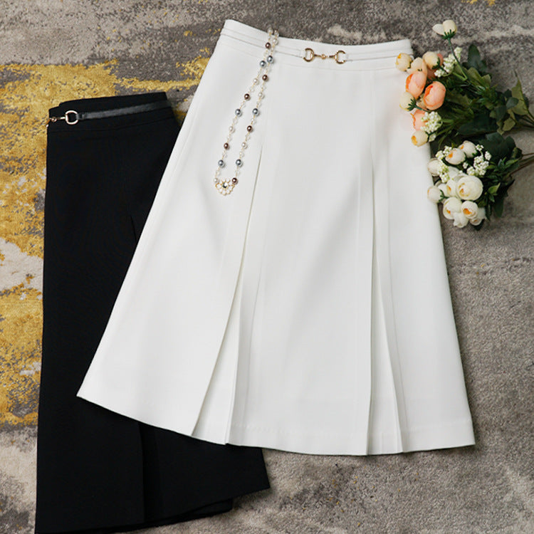 Damen Eleganter Faltenrock Drune