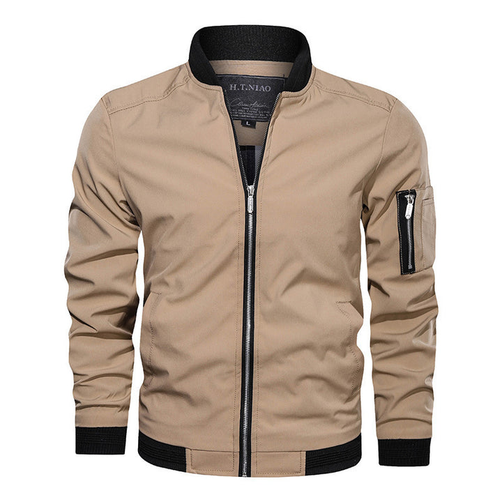 Herren Modische Bomberjacke mit funktionalen Taschen Drune