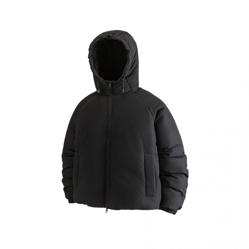 Damen Leichte Boxy-Steppkapuzenjacke mit Kordelzug, verdecktem Reißverschluss und elastischen Bündchen Drune