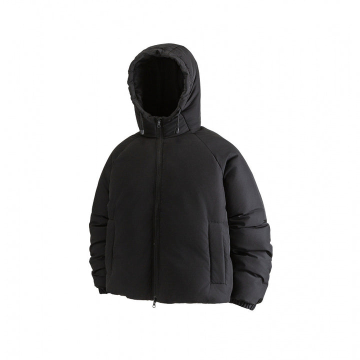 Damen Leichte Boxy-Steppkapuzenjacke mit Kordelzug, verdecktem Reißverschluss und elastischen Bündchen Drune