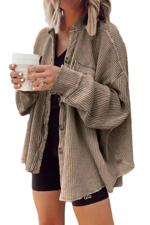 Drune | Damen unregelmäßige Hemdjacke