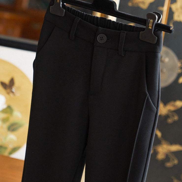 Damen Hoch taillierte Freizeit-Hose Drune