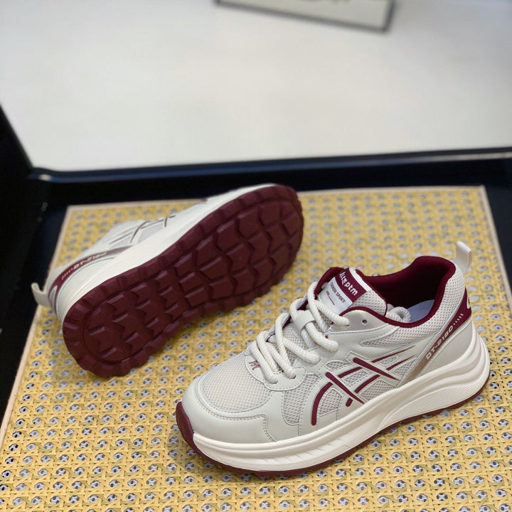 Damen Bequeme Mesh-Laufschuhe mit dämpfender Sohle und sportlichem Design Drune