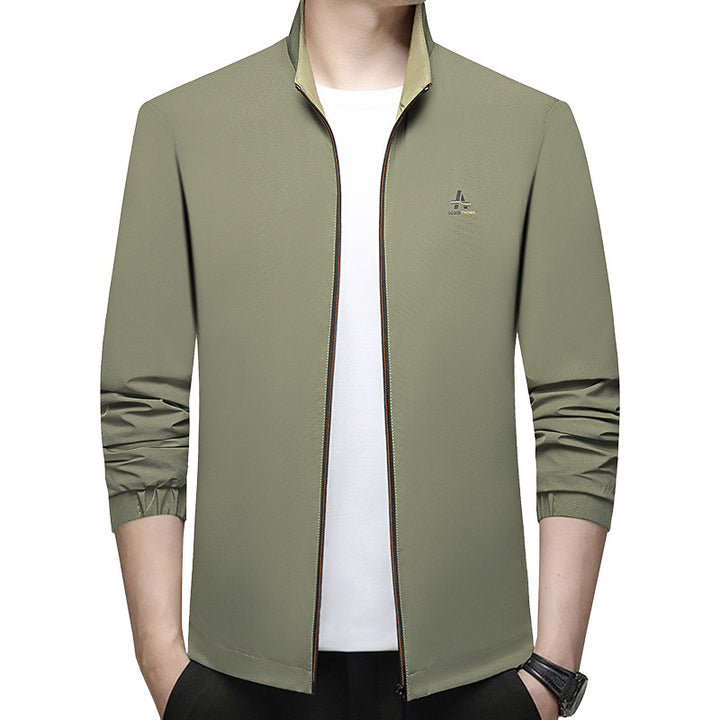 Herren Feldjacke mit Kontrast-Einsätzen und Brust-Reißverschlusstasche Drune