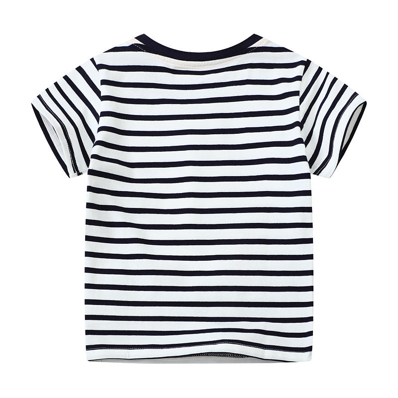 Jungen T-Shirt mit kreativem Safari-Motiv Drune