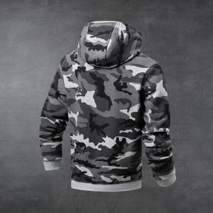 Herren Kapuzenpullover im Camouflage-Design Drune