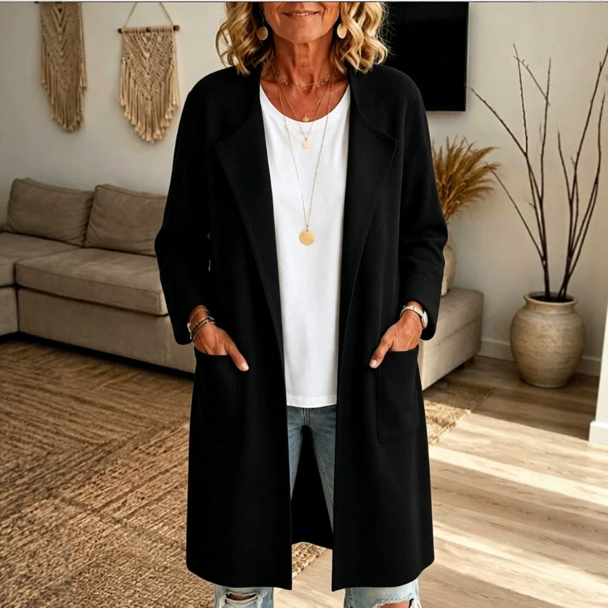 Damen Modischer Langer Cardigan Drune