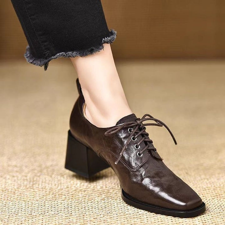 Damen Elegante High Heels mit Schnürung Drune