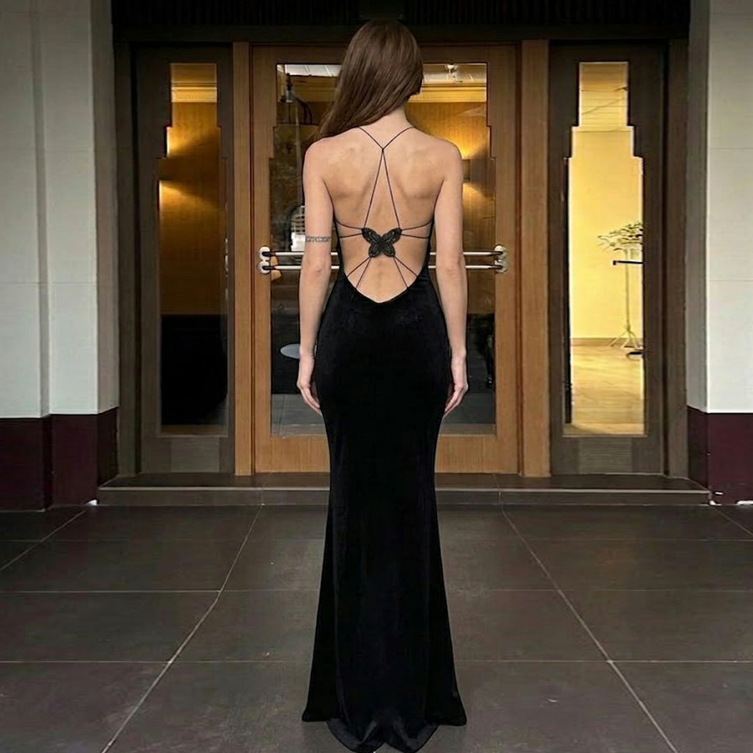 Damen Maxikleid Drune