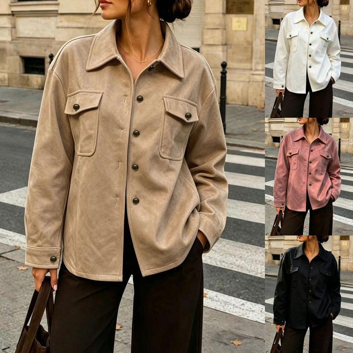 Damen Urbane Overshirt Drune