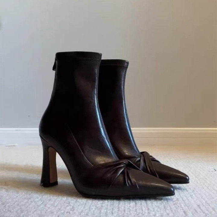 Damen Hohe klassische Stiefeletten Drune