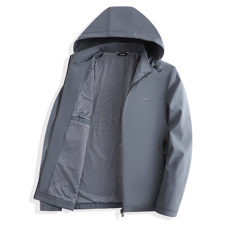 Herren Funktionsjacke mit isolierter Kapuze und atmungsaktiver Innenauskleidung Drune