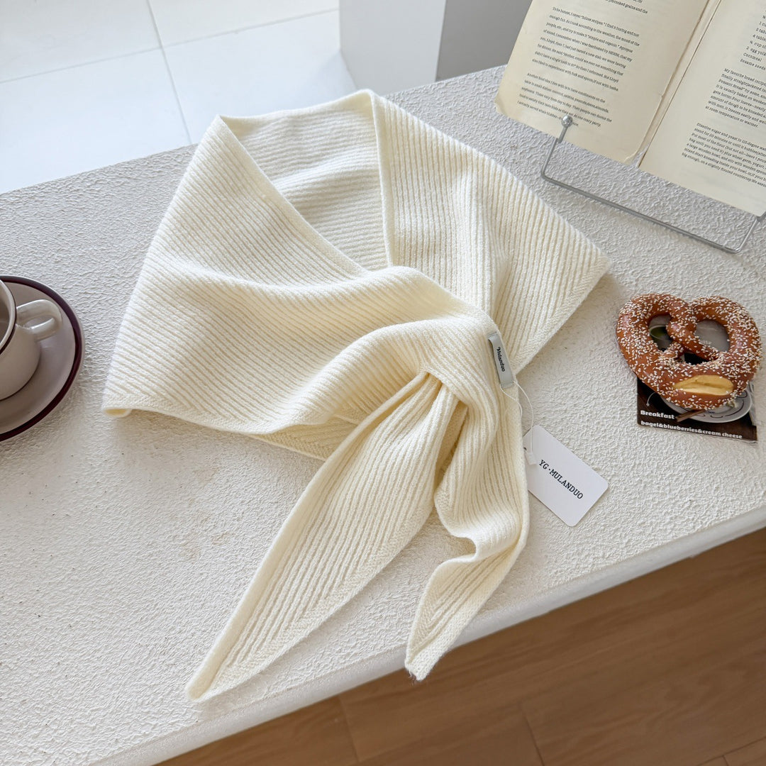 Damen Kuscheliger Wickelponcho mit Modernen Fransen und Elegantem Design Drune