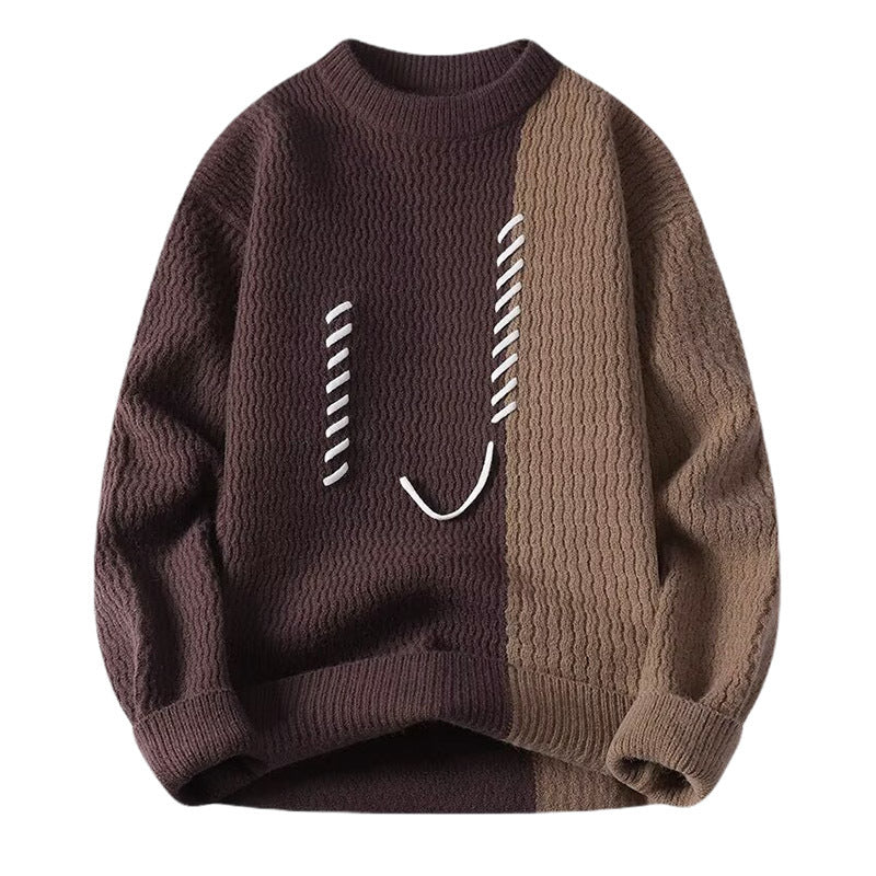 Herren Modischer Pullover mit Struktur Drune