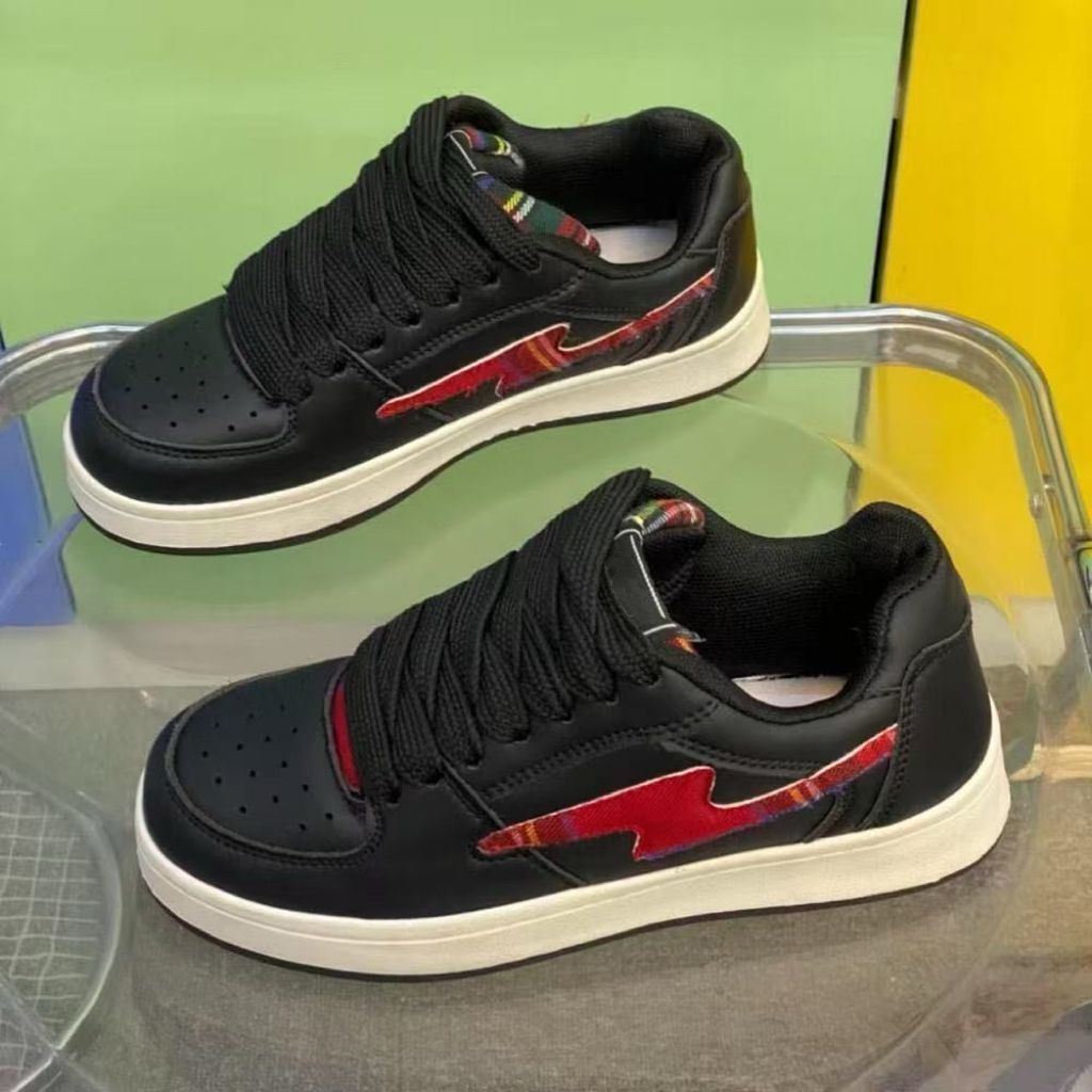 Damen Sportliche Low-Top Sneakers mit atmungsaktiver Mesh-Oberfläche und dämpfender Sohle Drune