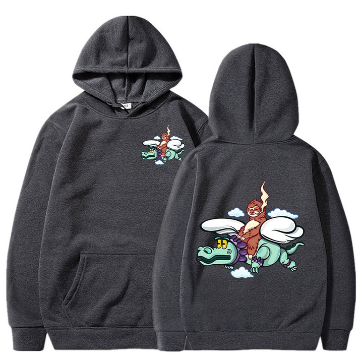 Damen Kapuzenpullover mit verspieltem Grafikdesign und hochwertiger Verarbeitung Drune