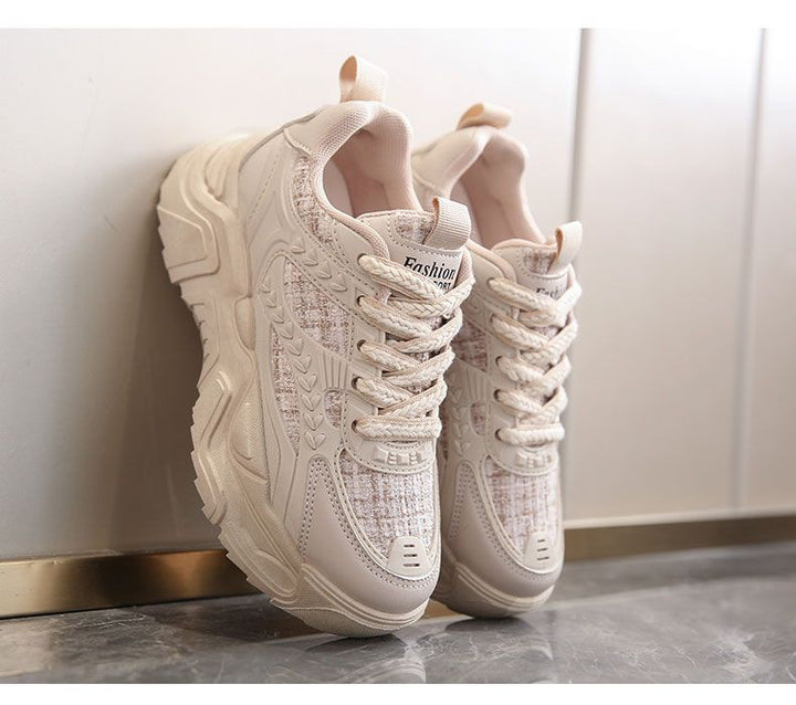 Damen Sportliche Stilsichere Sneakers mit markantem Design und dämpfender Sohle Drune