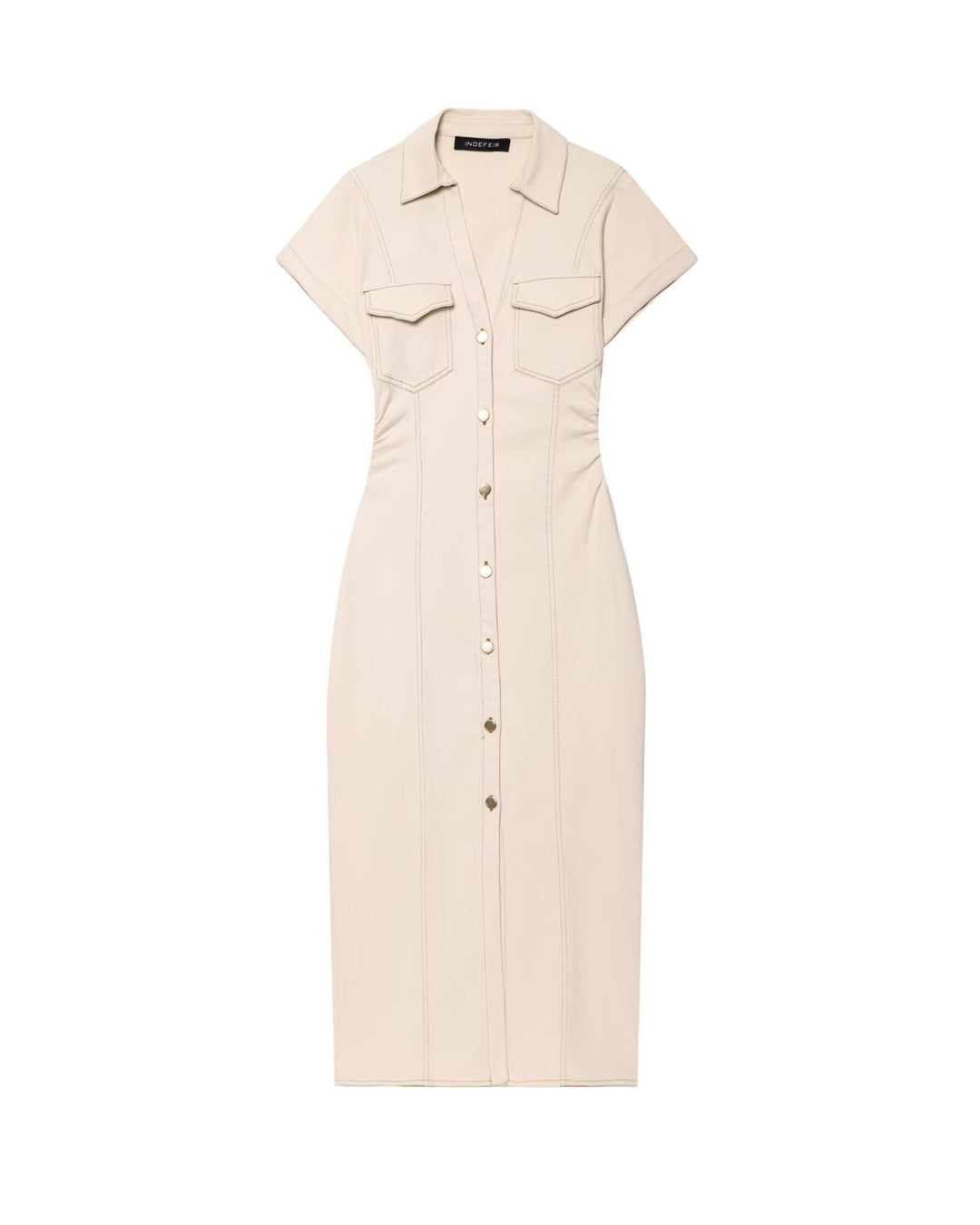 Femme Utility Shirt Kleid Drune