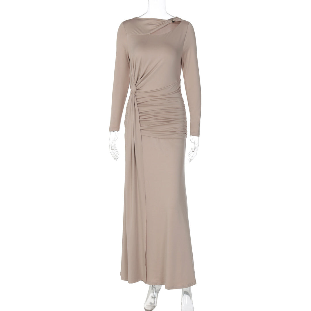 Damen elegantes, hüftbetontes Abendkleid Drune