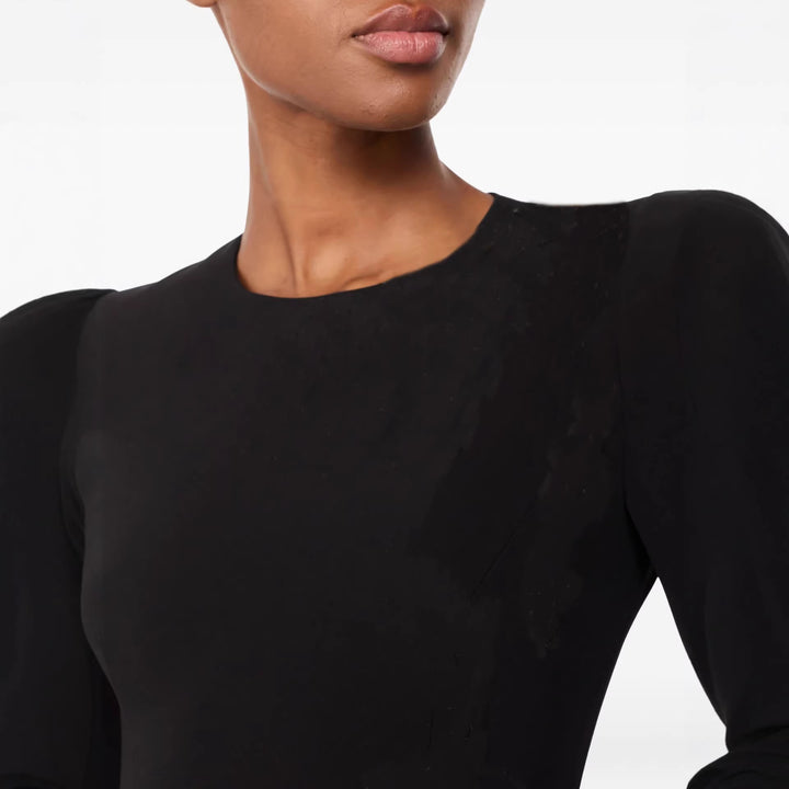 Damen Schlankes Abendkleid mit Cape-Ärmeln und tailliertem Schnitt Drune