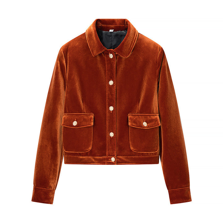 Damen Samtjacke Drune