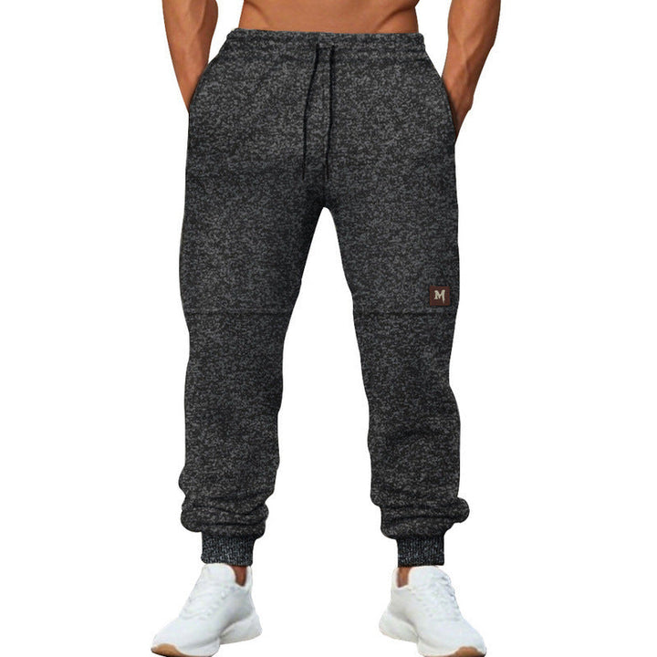Herren moderne Jogginghose mit elastischem Bund und seitlichen Taschen Drune