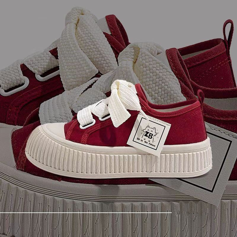Damen Sneaker mit trendiger Plateau-Sohle und komfortablem Obermaterial Drune