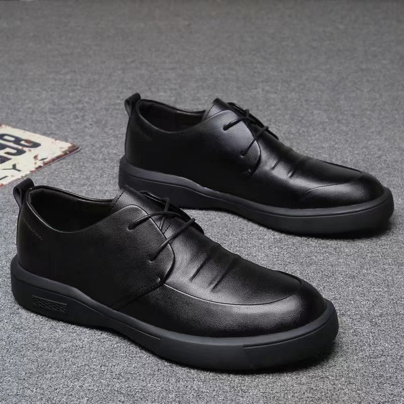Herren Bequeme Schnürschuhe aus hochwertigem Leder Drune