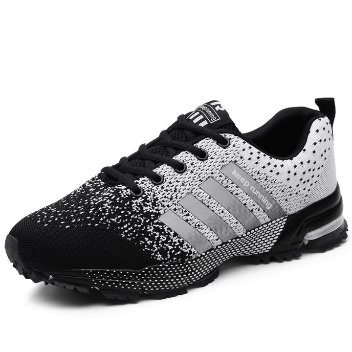 Herren leichte atmungsaktive Lauf‑ und Trail‑Sneaker mit verstärkter Fersendämpfung und griffiger Outdoorlaufsohle Drune