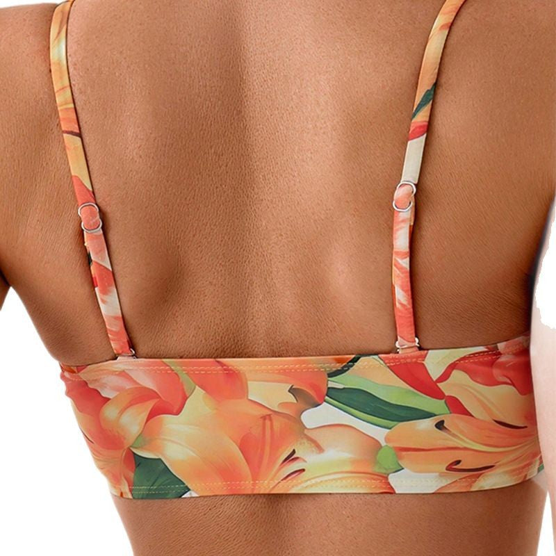 Damen Hochtailliertes Bikini-Set mit verspieltem Knotendesign Drune