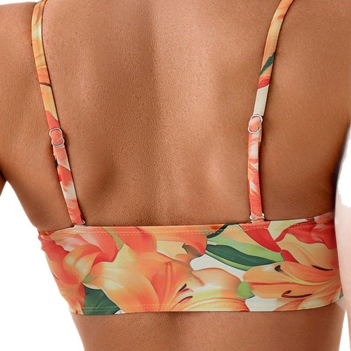 Damen Hochtailliertes Bikini-Set mit verspieltem Knotendesign Drune
