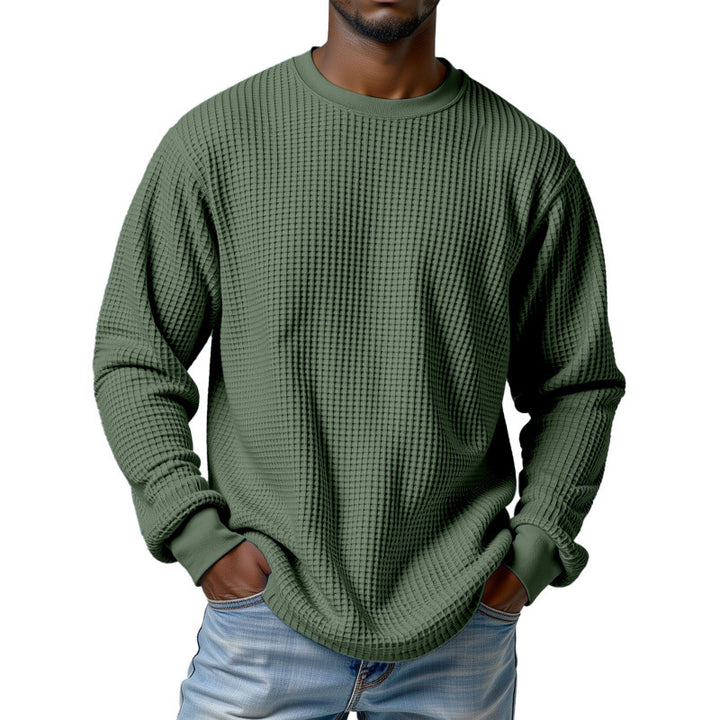 Herren Urbaner Pullover mit Waffelstruktur Drune
