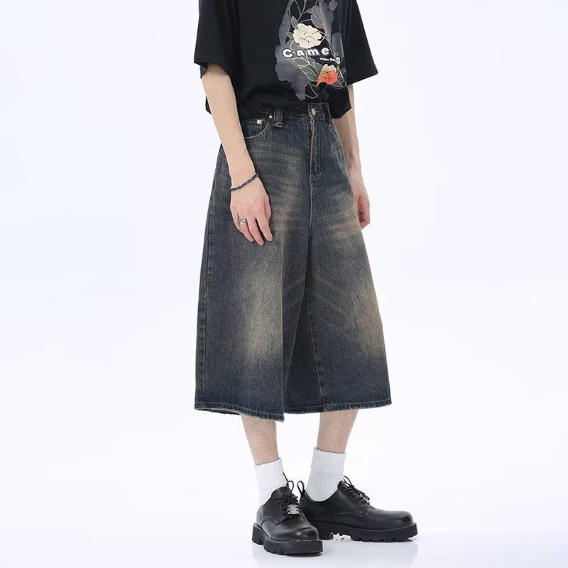 Unisex Modische weite Jeans Drune