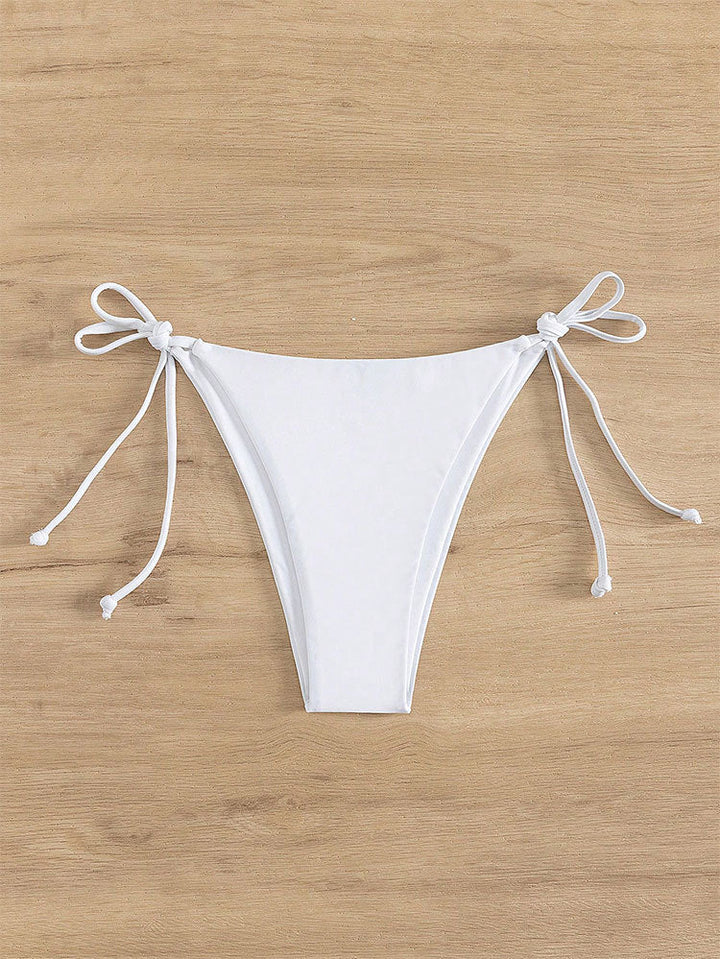 Damen klassisches Triangel-Bikini-Set mit verstellbaren Trägern Drune