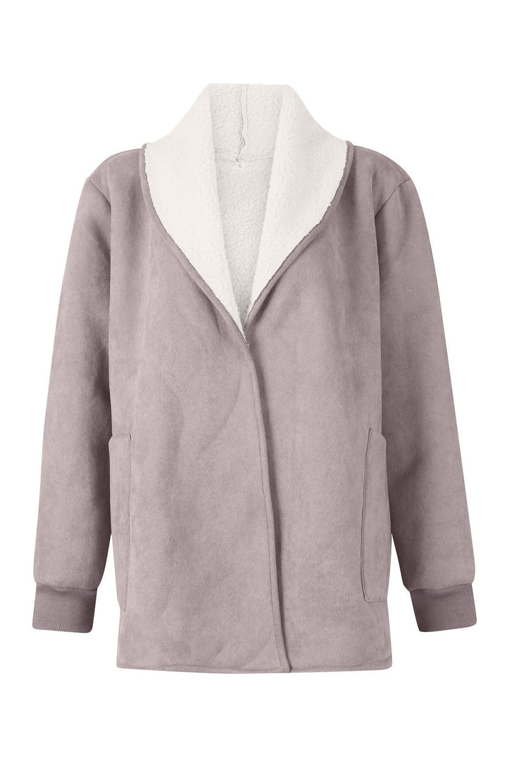 Drune | Revers Wildleder und Schafswolle Thermojacke