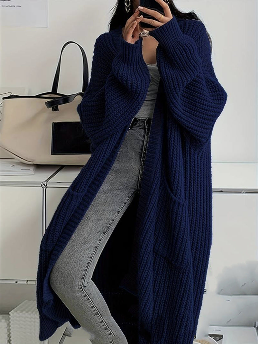 Damen Strickmantel im Oversized-Stil Drune