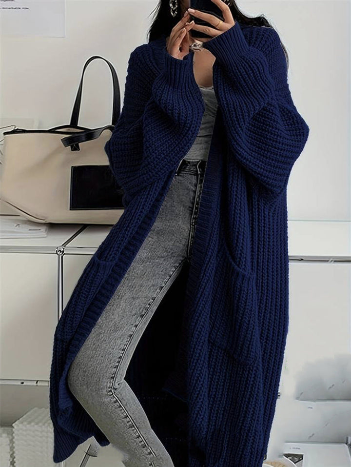 Damen Strickmantel im Oversized-Stil Drune