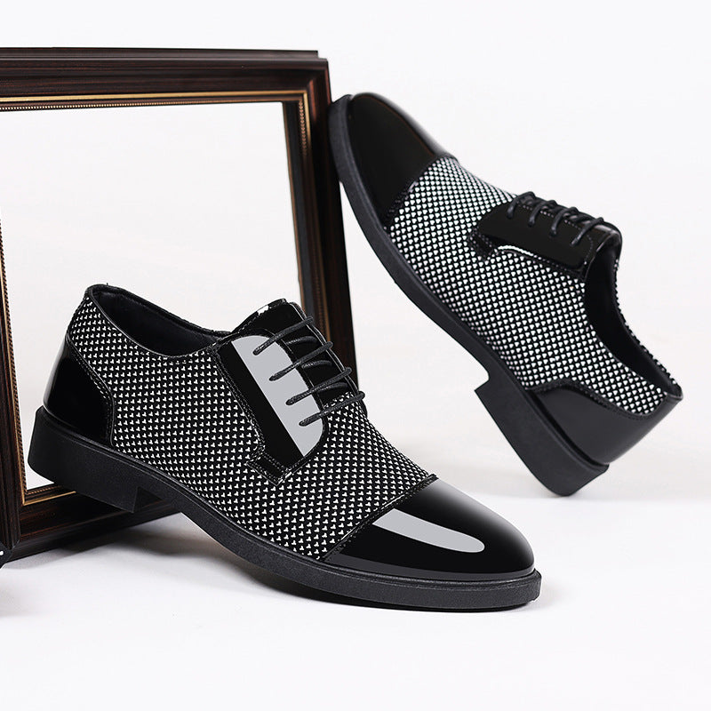 Herren Stilvolle Strukturiert Oxford Schuhe Drune