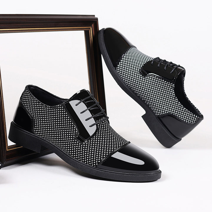 Herren Stilvolle Strukturiert Oxford Schuhe Drune