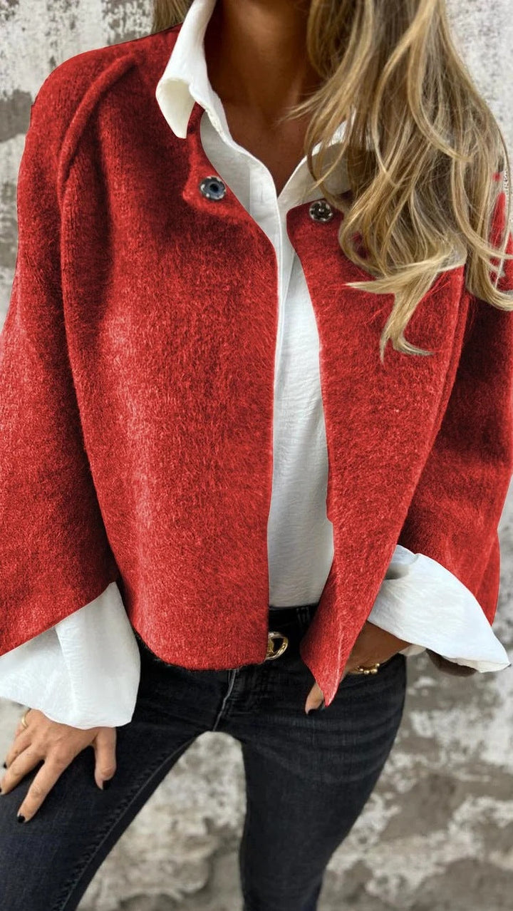 Drune | Kurze Cashmere Langarmjacke
