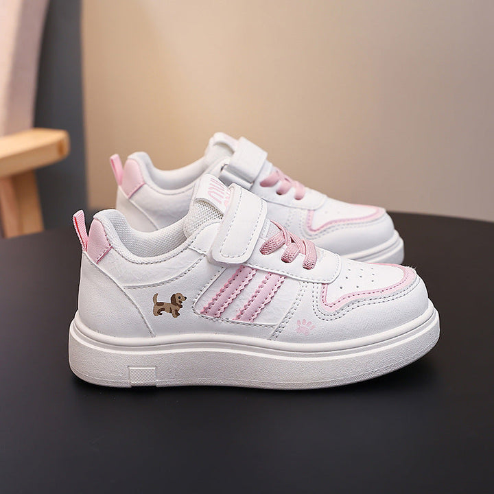 Damen Sneaker mit praktischem Klettverschluss und niedlichem Tiermotiv Drune