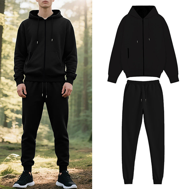 Herren sportlicher Hoodie und Jogginghose Set Drune