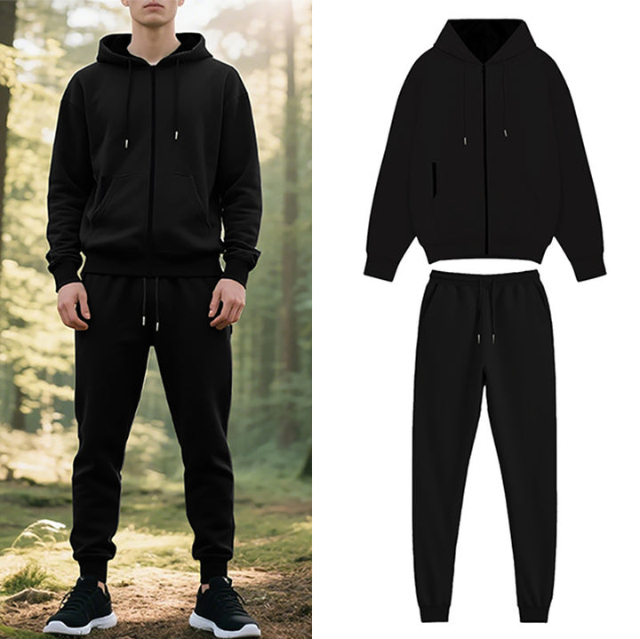 Herren sportlicher Hoodie und Jogginghose Set Drune