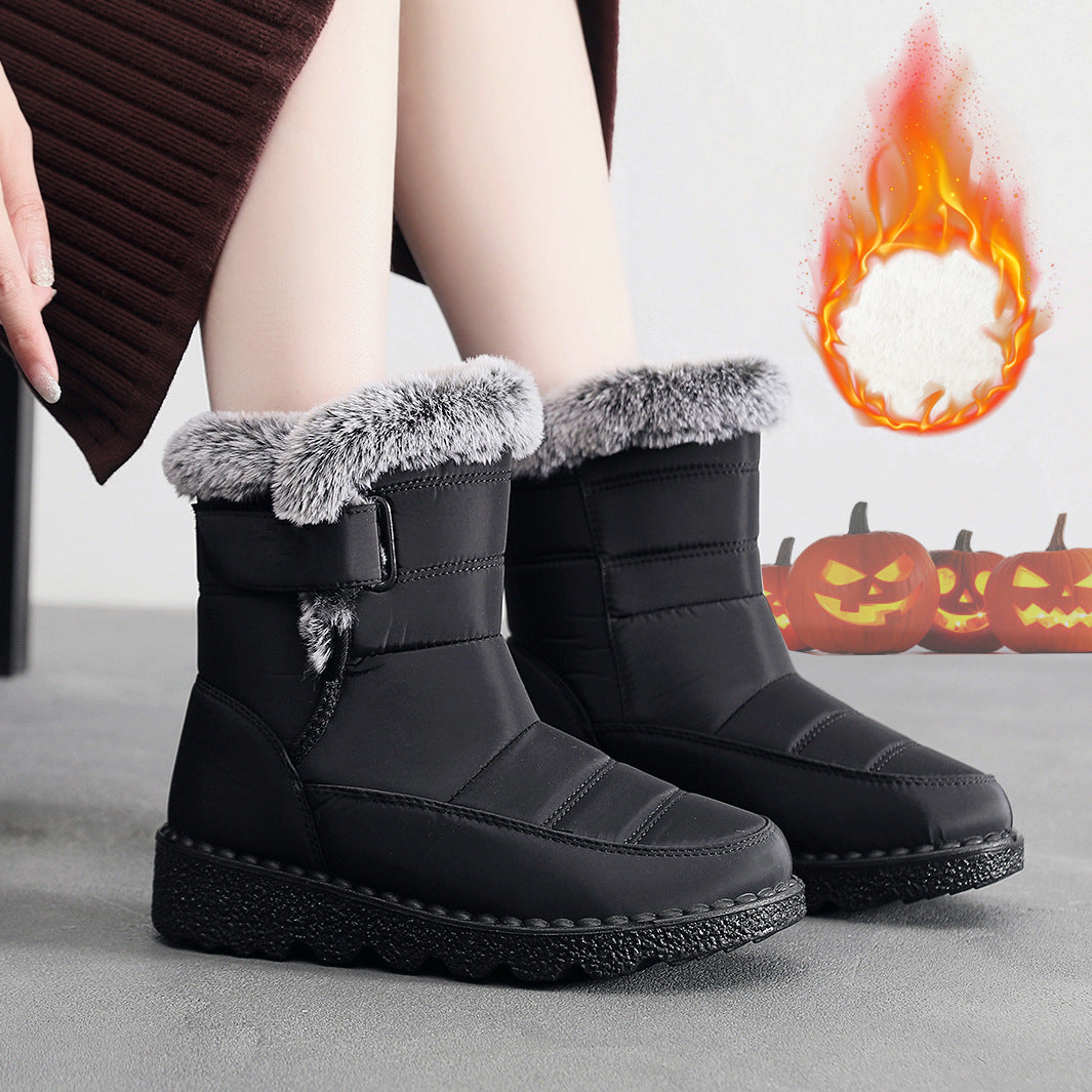 Damen Winterstiefel mit warmem Futter Drune