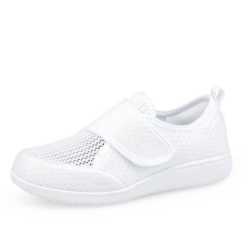 Herren nan orthopädischer Pantoffel mit verstellbarem Klettverschluss, atmungsaktivem Mesh und stoßdämpfender Schaumstoffsohle Drune