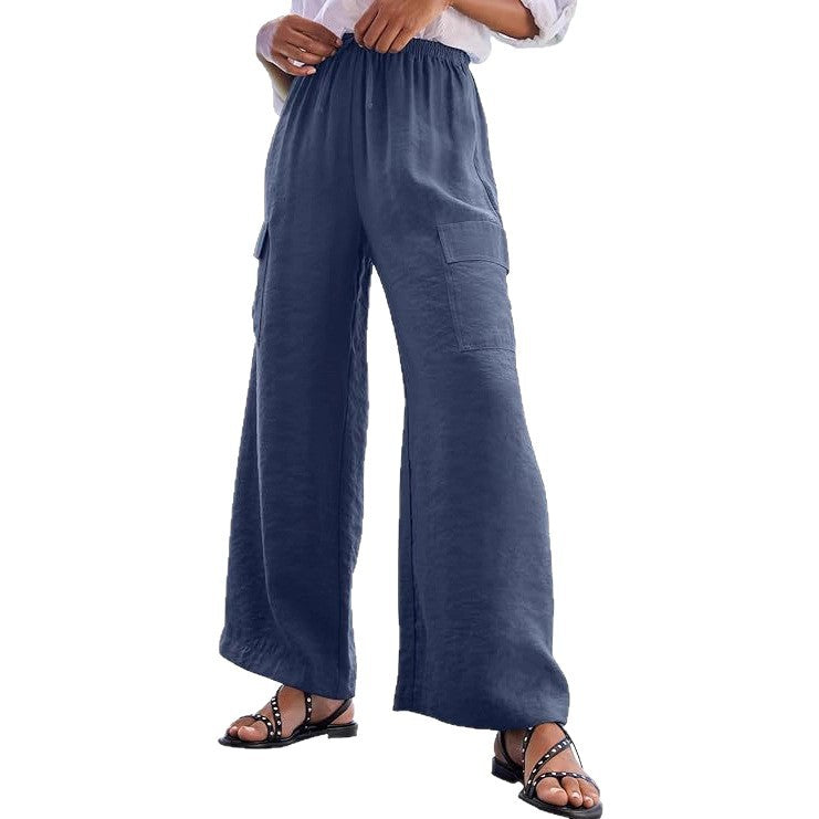 Damen Cargo-Hose aus leichtem Jersey Drune