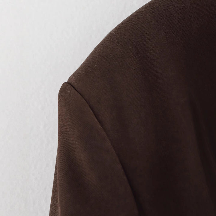 Damen elegante Blazerjacke mit strukturiertem Design und praktischen Taschen Drune