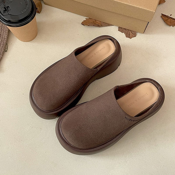 Damen Komfortable Clogs mit weichem Innenfutter und rutschfester Sohle Drune