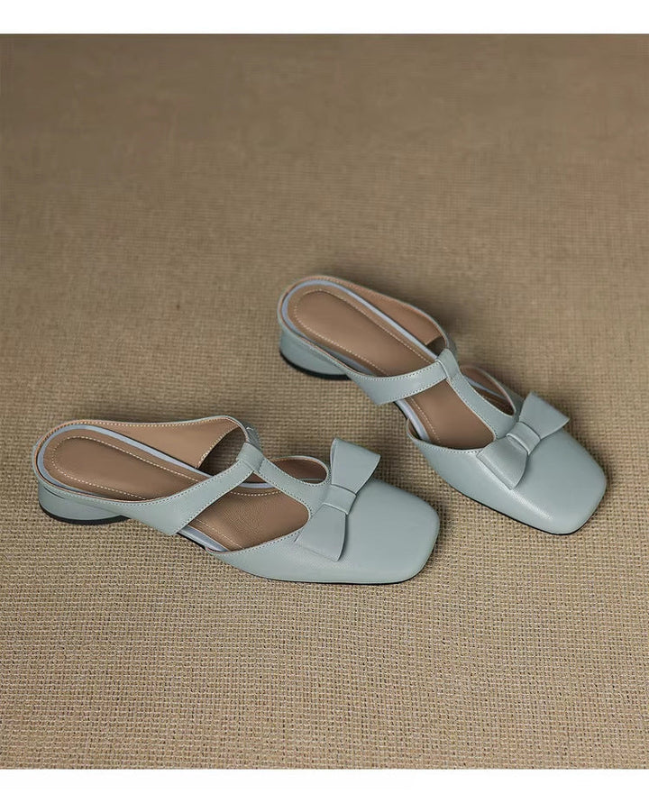 Damen Slingback-Pantoletten mit elegantem Schleifen-Design Drune