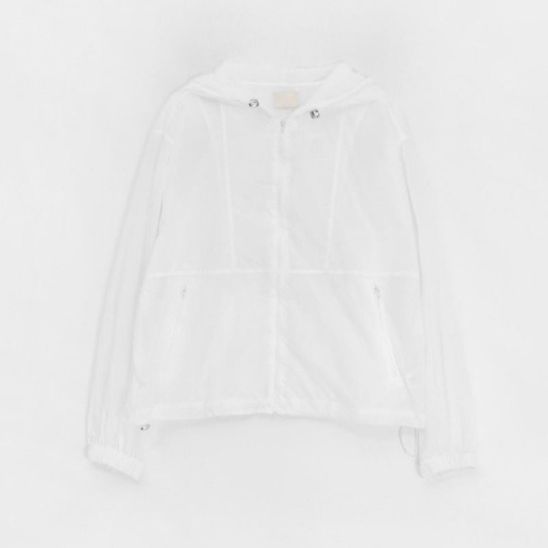 Damen bequeme und funktionale Übergangsjacke mit Kapuze Drune